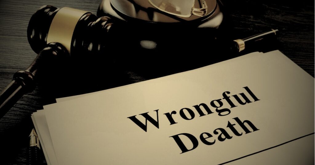 Wrongful death statute documents with